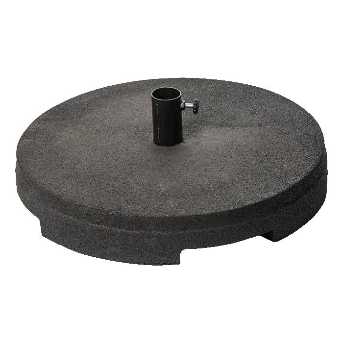 Rubber Umbrella Base  Black